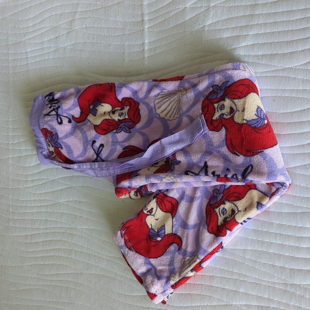 Disney Ariel Fleece pajama pants.